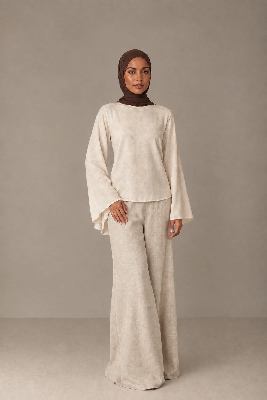 Draped Sleeve Top